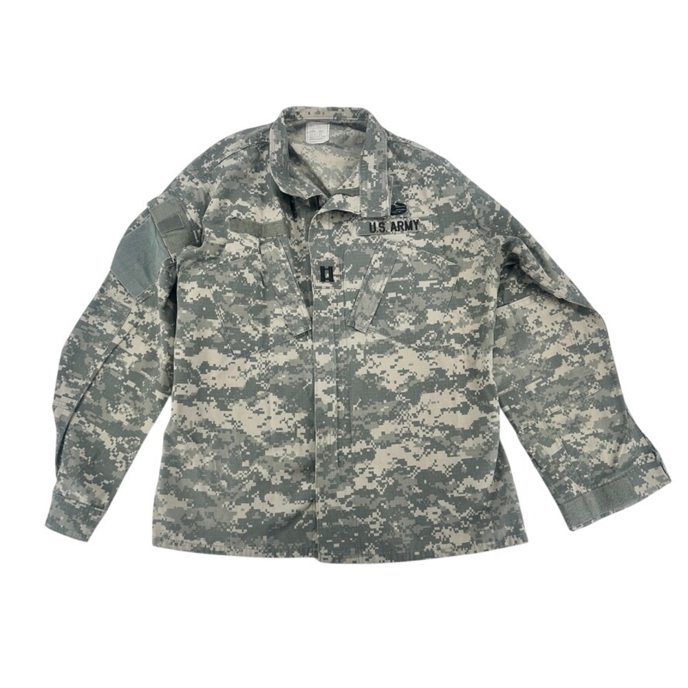 U.S. Army ACU Digital Camo Combat Coat Jacket Large Long